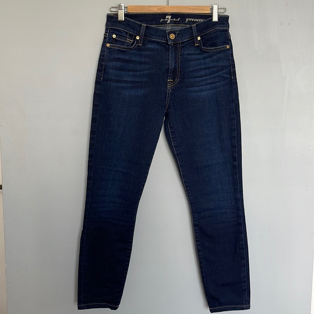 7 for all mankind High waist skinny ankle jeans Sz 6 (Gwenevere)